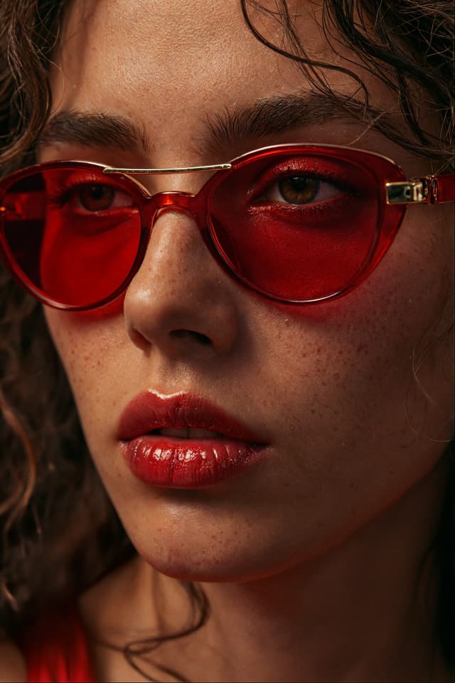 Summer hat and sunglasses